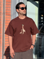 تیشرت گلدوزی زرافه - Image 6