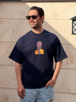 تیشرت چاپی سیلیکونی مرد عینکی - Image 6